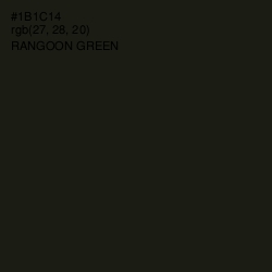 #1B1C14 - Rangoon Green Color Image